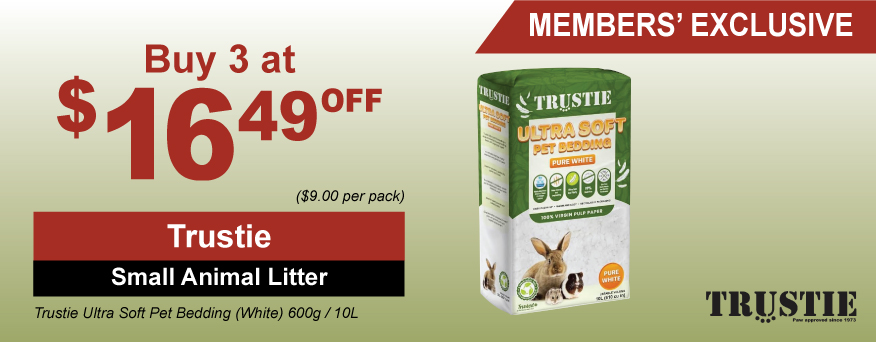 Trustie Small Animal Litter Promo